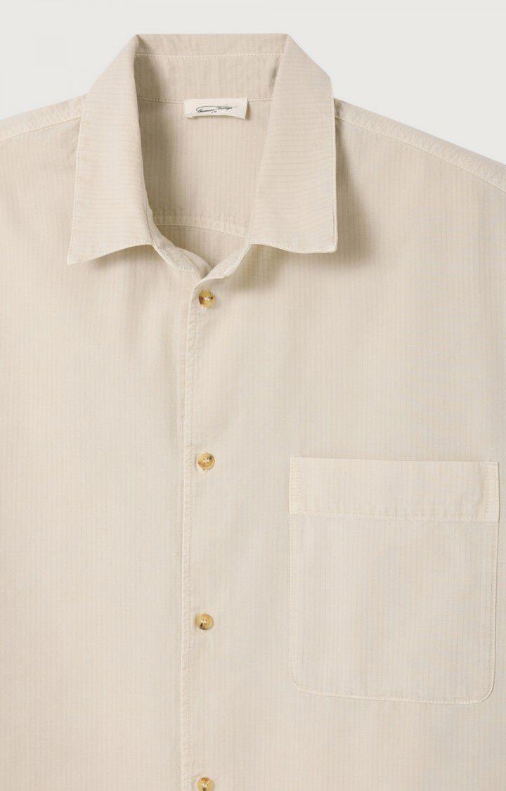 American Vintage Tysco Kurzarm Hemd Herren creme